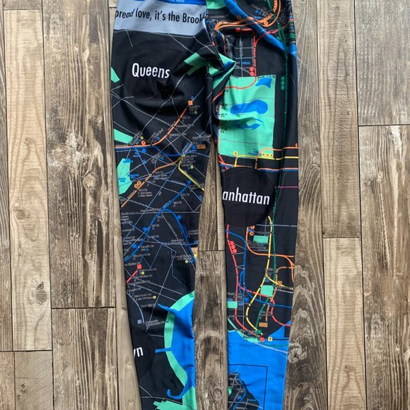 Burning Artists Collective NY Subway Leggings - Picture 2 of 2
